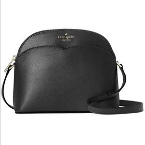 KATE SPADE • NEW • New York Black Payton Dome Crossbody Purse